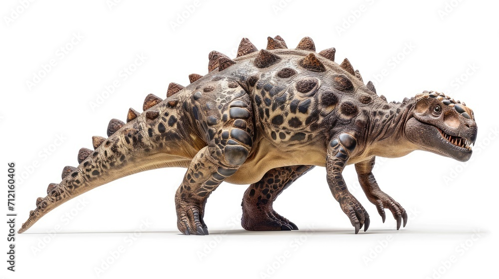 Ankylosaurus isolated on white background Ankylosaurus isolated on white background