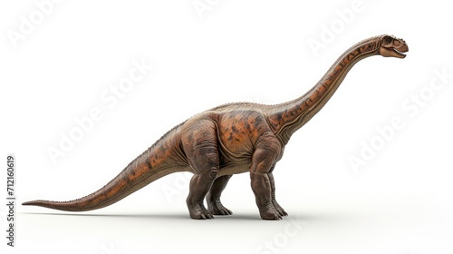 Brachiosaurus isolated on white background © shooreeq