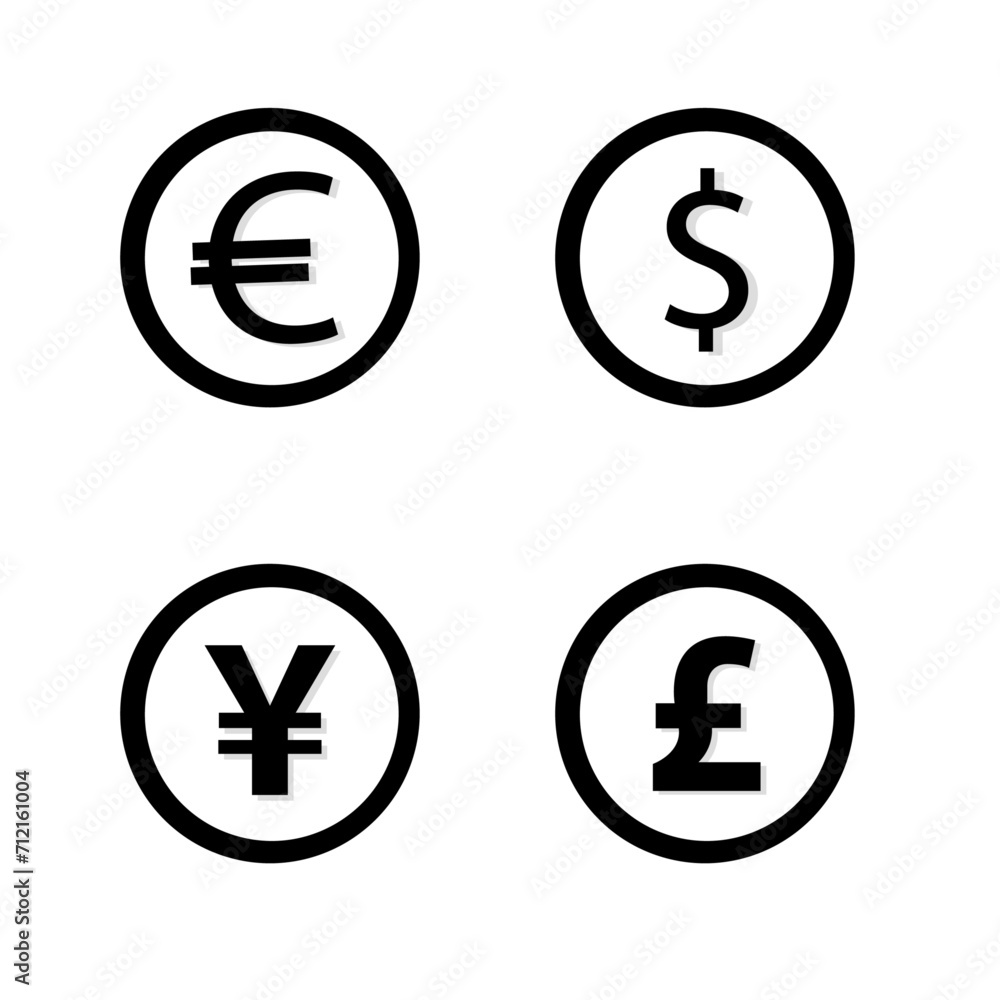 Coins icons. Editable Stroke Line Icon. Coins icons. Editable Stroke Line Icon.