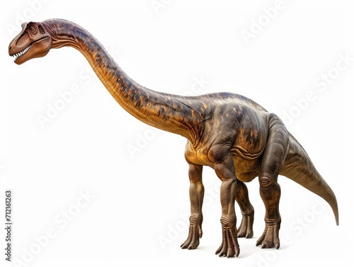 Diplodocus isolated on white background