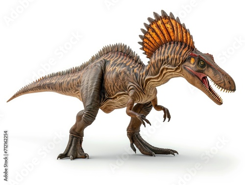 Spinosaurus isolated on white background