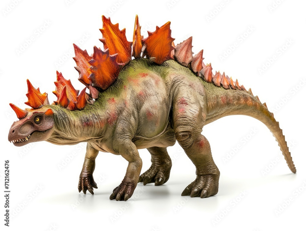 Stegosaurus isolated on white background