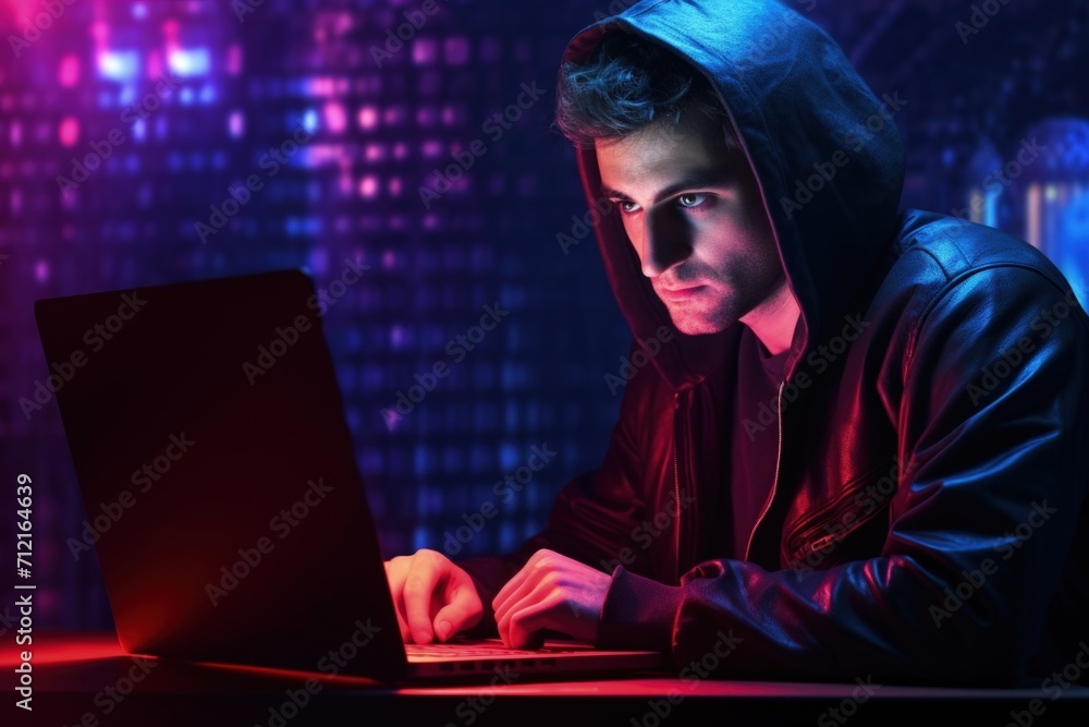 Man gambling online on laptop at home. Man gambling online on laptop at home.