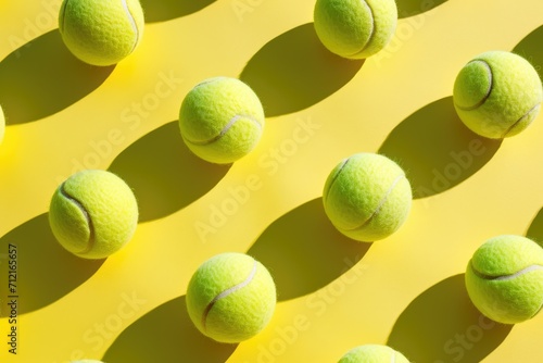 Tennis ball pattern background