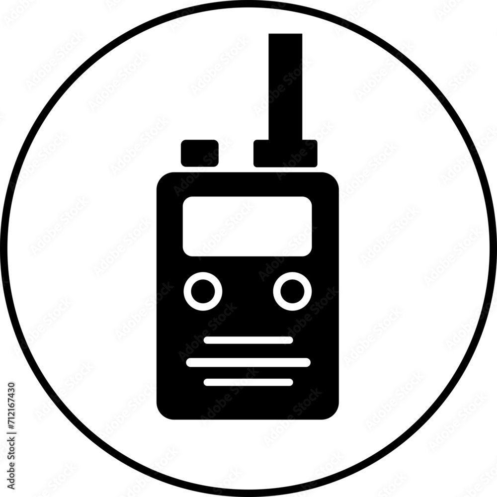 Walkie talkie icon sign vector, logo illustration for web and mobile app isolated on transparent background. Black Fill element from outdoor activities concept. Portable radio transmitter symbol. Walkie talkie icon sign vector, logo illustration for web and mobile app isolated on transparent background. Black Fill element from outdoor activities concept. Portable radio transmitter symbol.