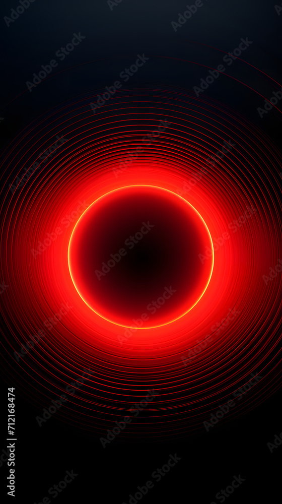 Abstract neon circles Abstract neon circles