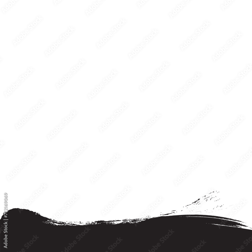 Obraz premium Brush Footer