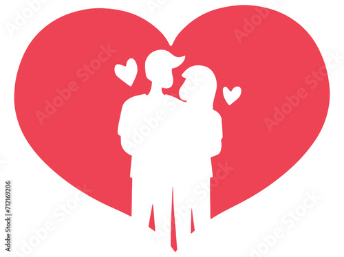 Romantic Couple Valentine Day Decoration

