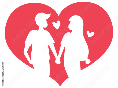 Romantic Couple Valentine Day Decoration
