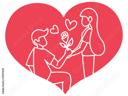 Love Silhouette Couple Background Valentines Day 
