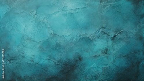 Abstract turquoise grunge rough texture background