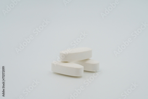 Medicinal pills. Health supplement. Pharmaceutical product, drug therapy. Medication vitamin nonprescription therapeutic
