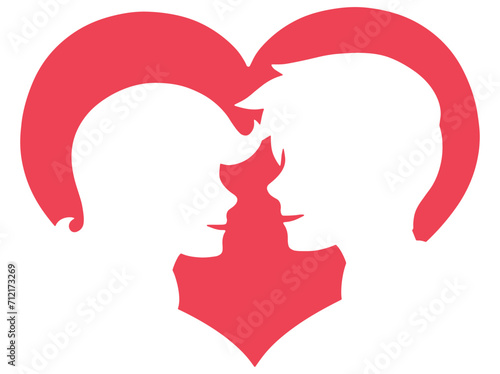 Romantic Couple Valentine Day Decoration
