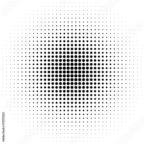 Fototapeta Naklejka Na Ścianę i Meble -  Halftone dots, dotted, dotted shape