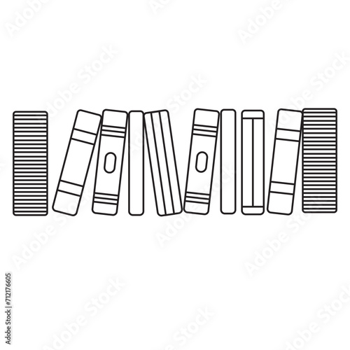 library icon , education icon vector, books icon
