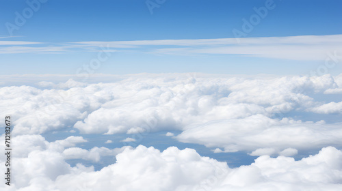 view of a bunch of clouds taken from a plane