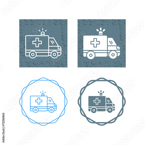Ambulance Vector Icon