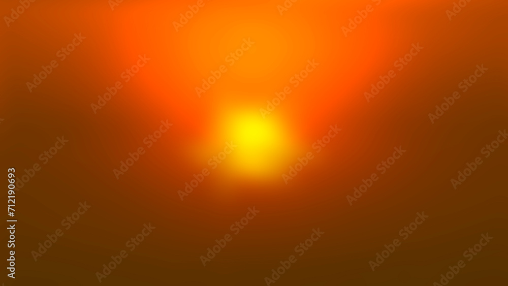 Blurred Sunrise / Sunset Background. The Natural Lighting Phenomena.
