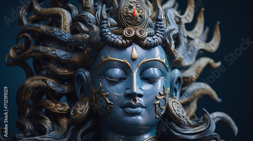 Face of Hindu God © Little