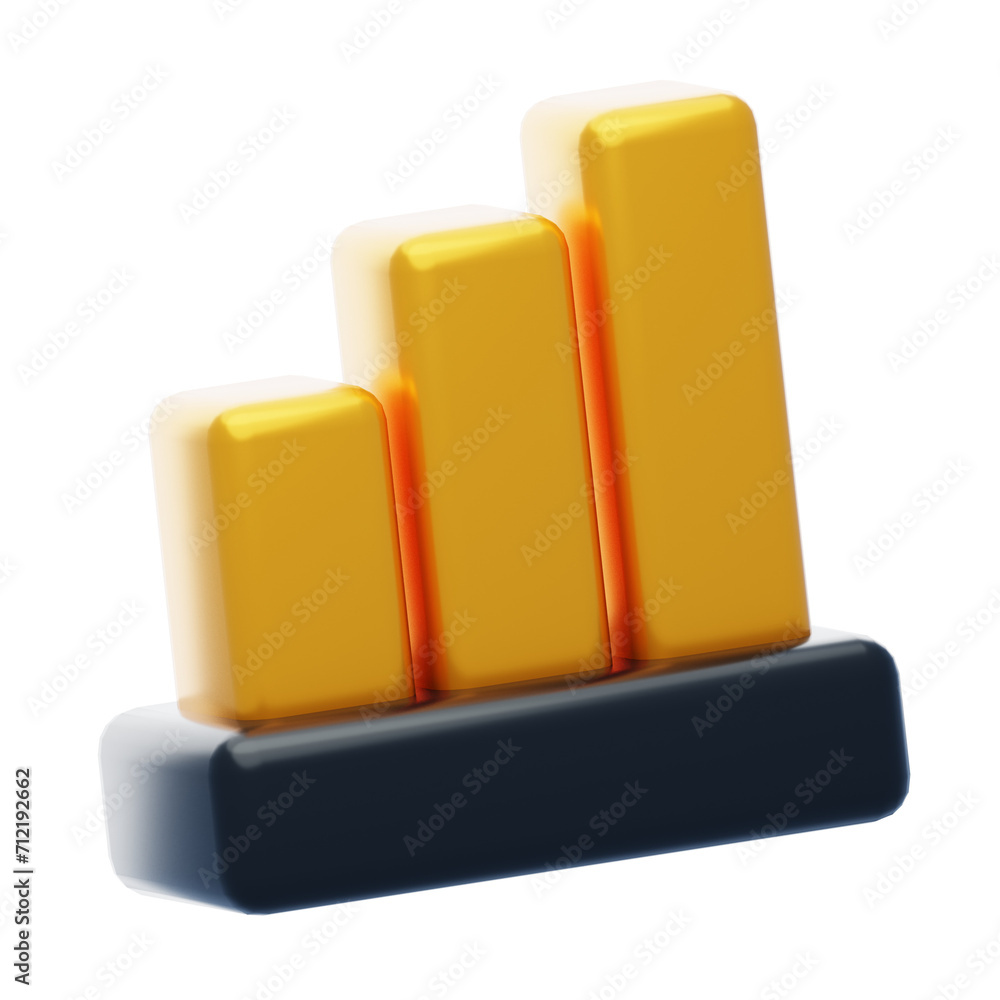 3D Visualization Of Data Trends Through Bar Charts. 3d illustration, 3d element, 3d rendering. 3d visualization isolated on a transparent background 3D Visualization Of Data Trends Through Bar Charts. 3d illustration, 3d element, 3d rendering. 3d visualization isolated on a transparent background