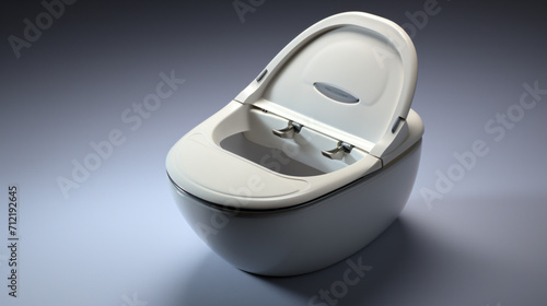 Flushing toilet bowl
