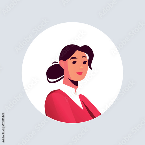 Avatar in the style of a Business deal. An artful illustration of a woman's avatar participating in a business deal create a visually appealing and relatable image. Vector illustration.