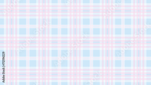 Pink and blue plaid checkered pattern background