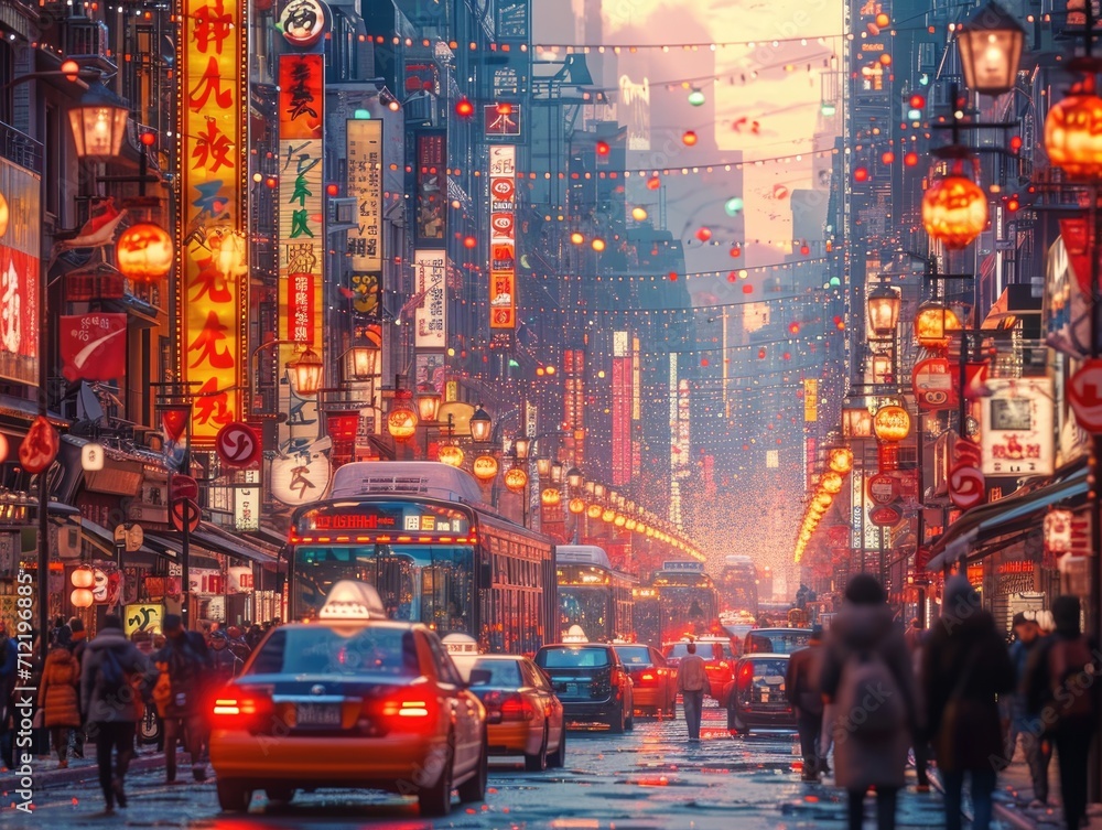  Animated City Pop Street