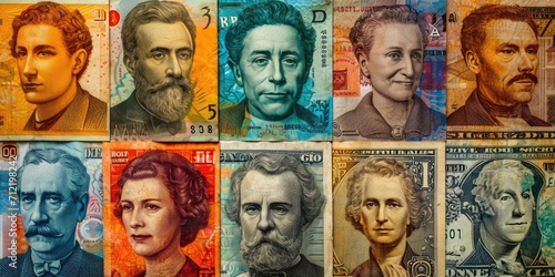  International Currency Collage