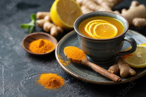 Benefits of turmeric tea with lemon ginger reduce inflammation liver detox and cleanse