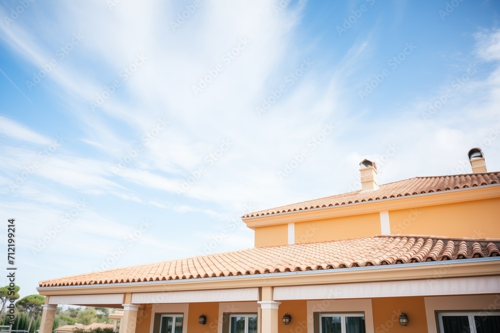 mediterraneanstyle clay tile roofing on a luxury hotel mediterraneanstyle clay tile roofing on a luxury hotel