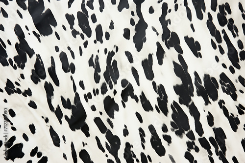 Obraz na płótnie Black and white cow spot, cow patterns .Modern stylish texture. The tiger cotton chintz. w salonie