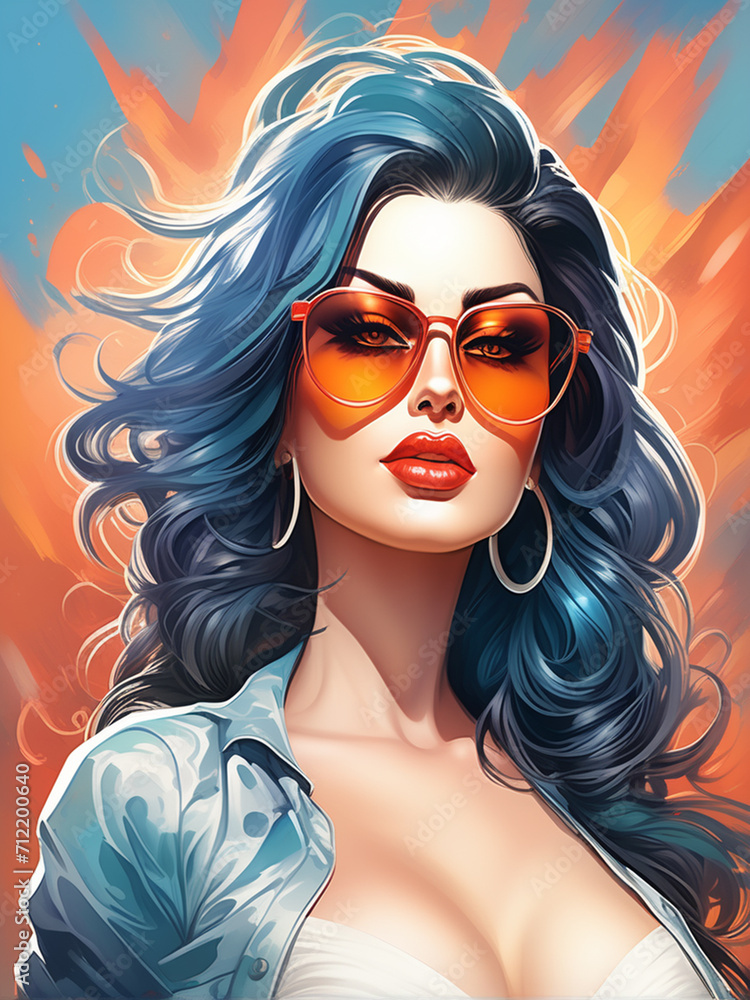 Beautiful, classy girl wearing glasses Beautiful, classy girl wearing glasses