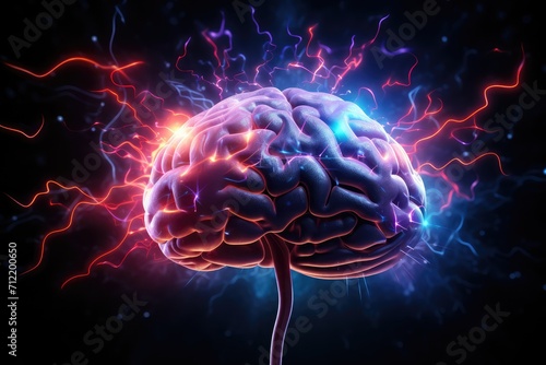 Neurological diagram depicts various brain diseases such as Alzheimer's, Parkinson's, Stroke, Epilepsy, and more. Color-coded sections highlight affected areas. MRI scans human mind abnormalities