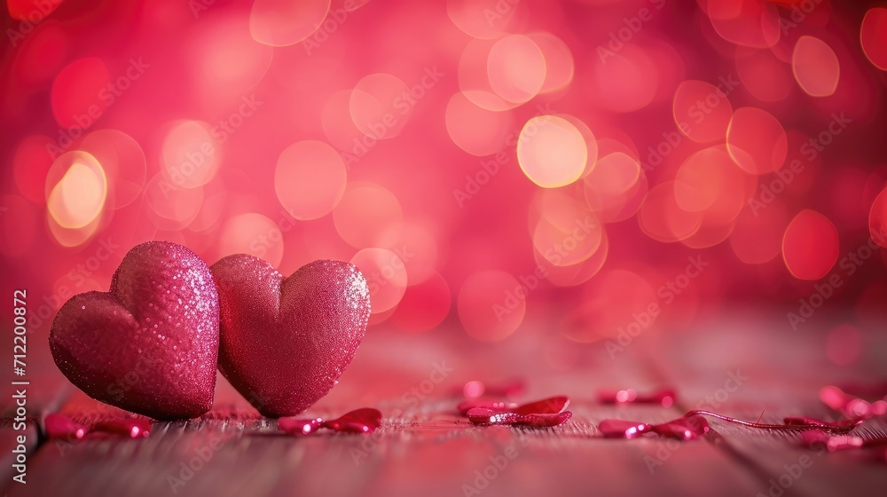 Valentines day background with hearts Valentines day background with hearts