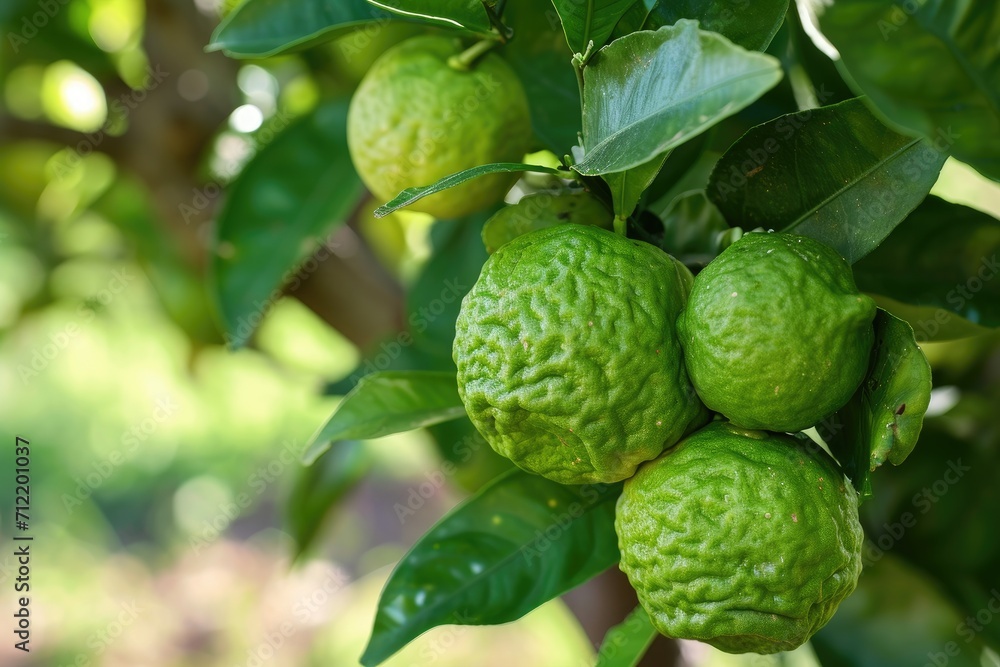 Bergamot growing on a tree Bergamot growing on a tree