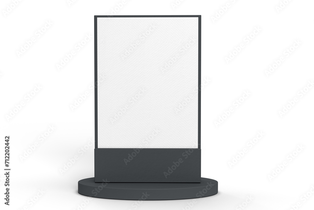 Digital billboard mockup on white background, Indoor and outdoor LED display for advertising. realistic 3d rendering. Digital billboard mockup on white background, Indoor and outdoor LED display for advertising. realistic 3d rendering.