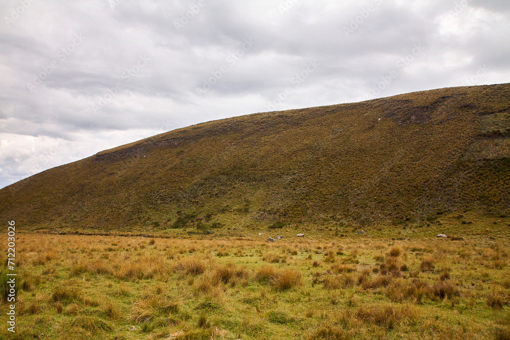 Reise durch Südamerika. Riobamba in Ecuador. Tour unterhalb des Chimborazo. Reise durch Südamerika. Riobamba in Ecuador. Tour unterhalb des Chimborazo.