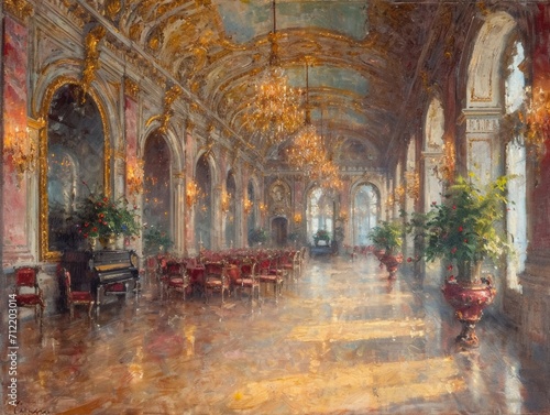  Victorian Ballroom Elegance © daisy