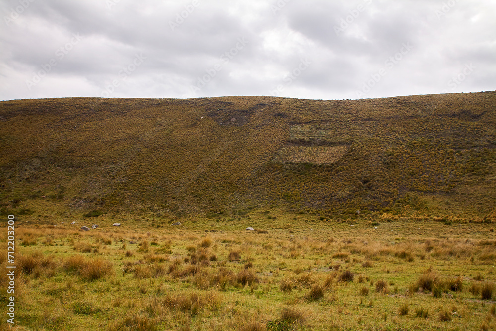 Reise durch Südamerika. Riobamba in Ecuador. Tour unterhalb des Chimborazo. Reise durch Südamerika. Riobamba in Ecuador. Tour unterhalb des Chimborazo.