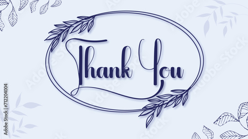 thank you lettering sepecially design for gratitude, appreciation, thanks, acknowledgment and grateful notes in full vector  photo