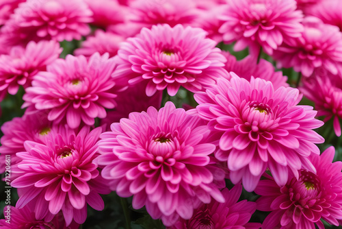 pink chrysanthemum flowers. 