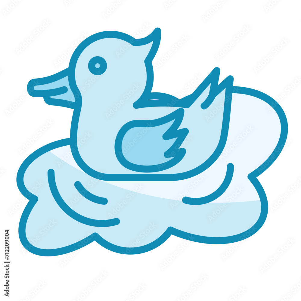 Naklejka premium Duckling Icon