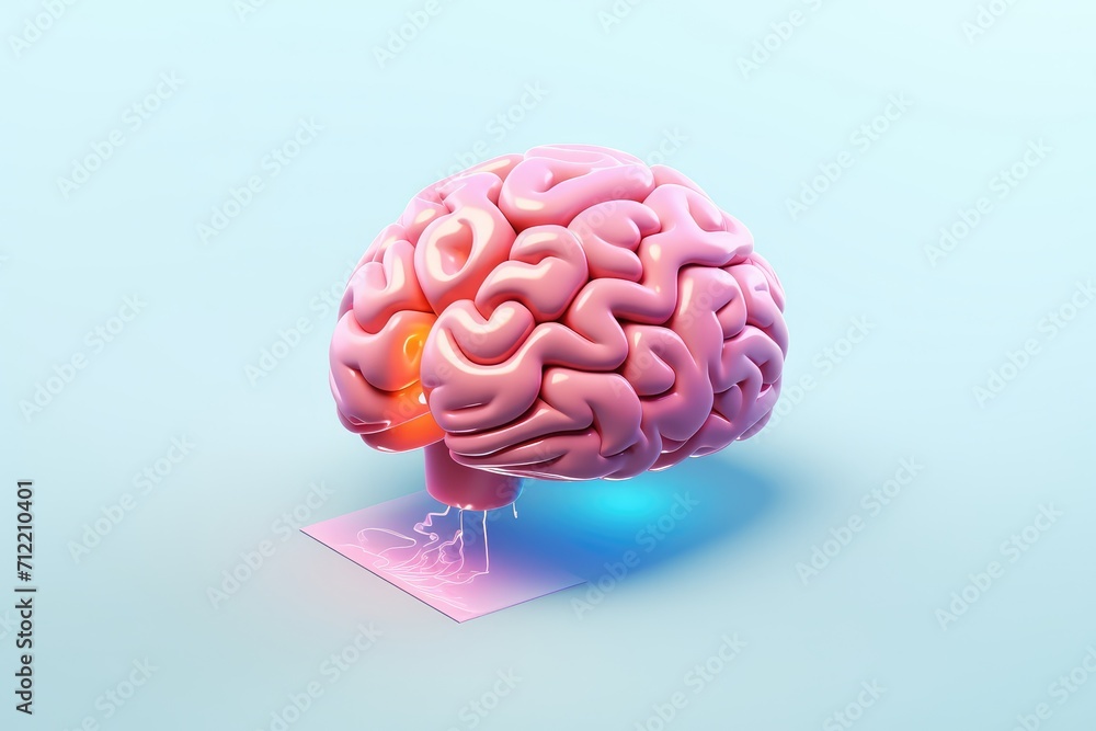 Creative brain symbol 3D icon, brainstorming ideation techniques. Creativity sessions and mind mapping. Divergent and convergent lateral thinking. Brainstrom Nominal Group Technique (NGT) Illustration Creative brain symbol 3D icon, brainstorming ideation techniques. Creativity sessions and mind mapping. Divergent and convergent lateral thinking. Brainstrom Nominal Group Technique (NGT) Illustration
