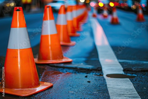 Traffic cones also known as devices used for traffic management are temporary