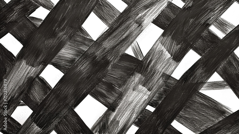 alternating texture background, black and white, drawn by black pen. Generative Ai.