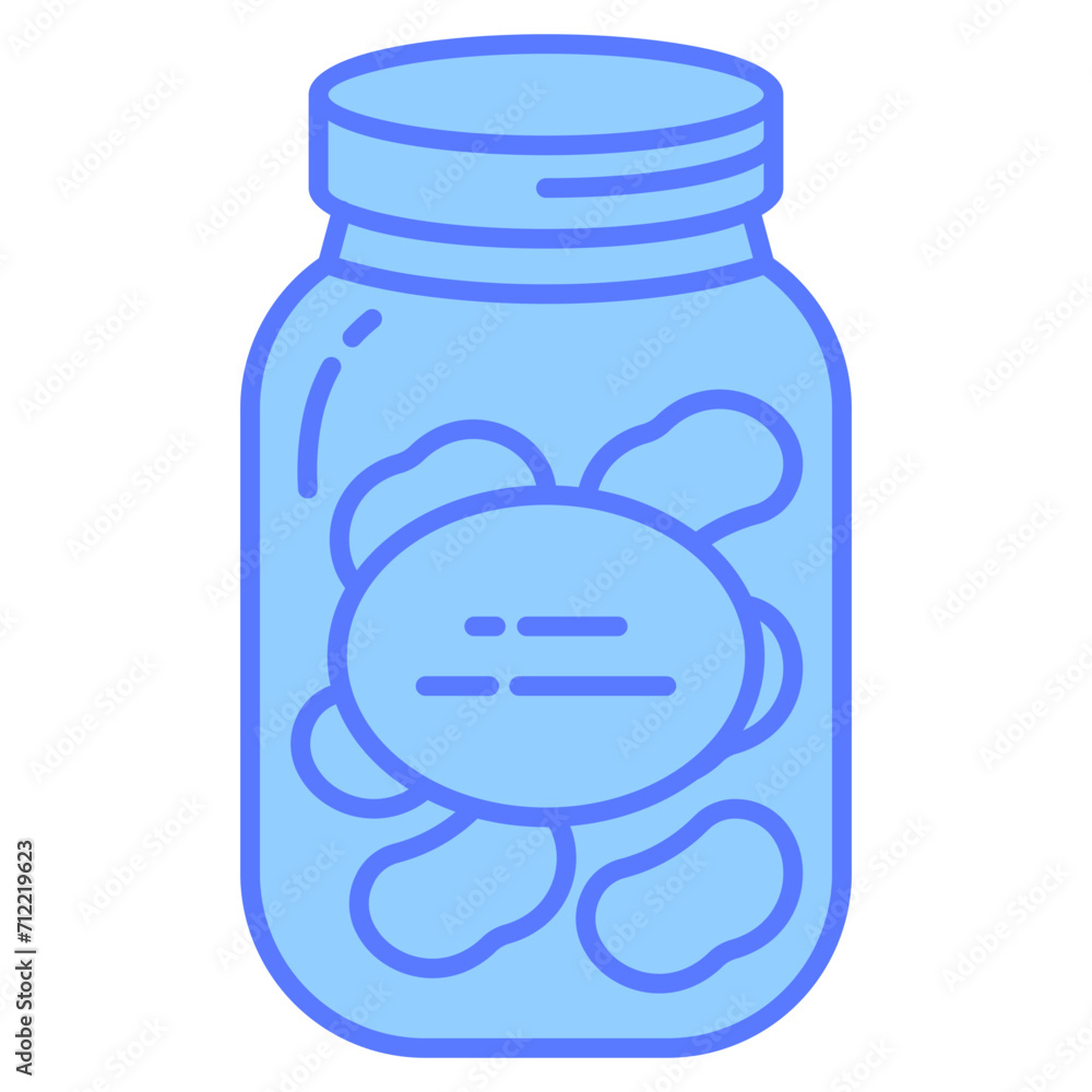 Jelly Bean Jar Icon Jelly Bean Jar Icon