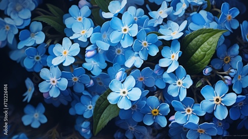 forget-me-nots flowers photo
