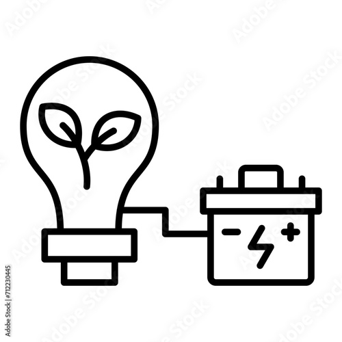   Bio Energy line icon