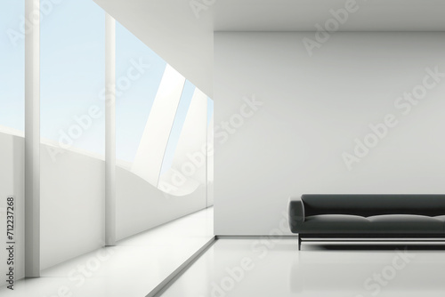 Abstract 3D modern style living room background